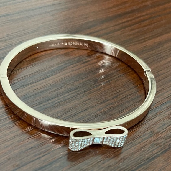 Kate Spade Ready Set Bow Bangle Bracelet (Rose Gold Tone) - Picture 7 of 7